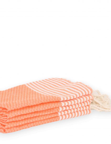 Toalla baño Zante 50x50cm. — Color: Naranja fluor