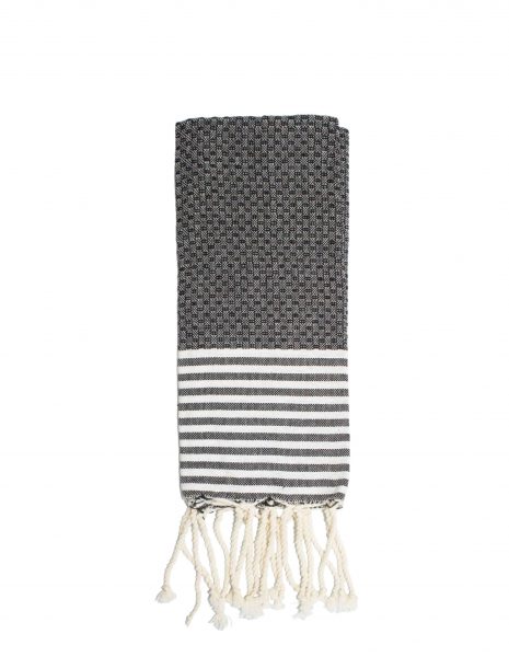 Toalla baño Zante 50x50cm. — Color: Negro