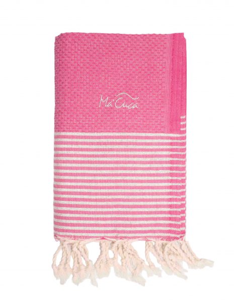 Zante Lurex 2x1m. — Color: Fucsia | Plata