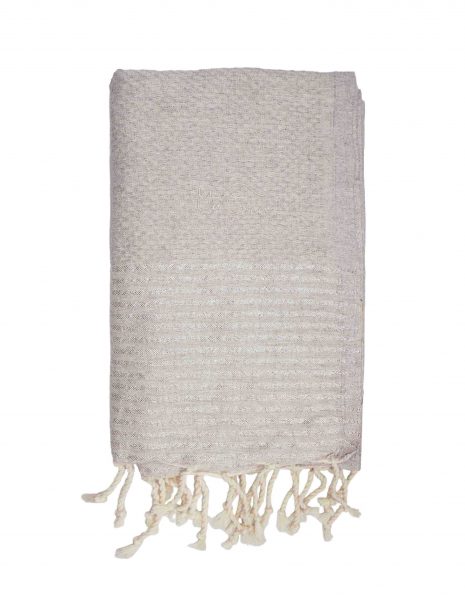 Zante Lurex 2x1m. — Color: Gris | Plata