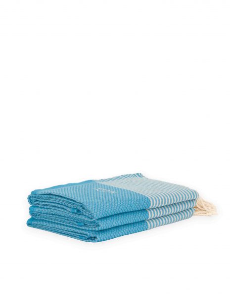 Zante Lurex 2x1m. — Color: Turquesa | Plata