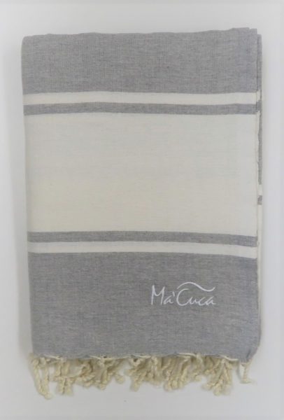 Toalla de playa BANDES 2x2m. — Color: Gris