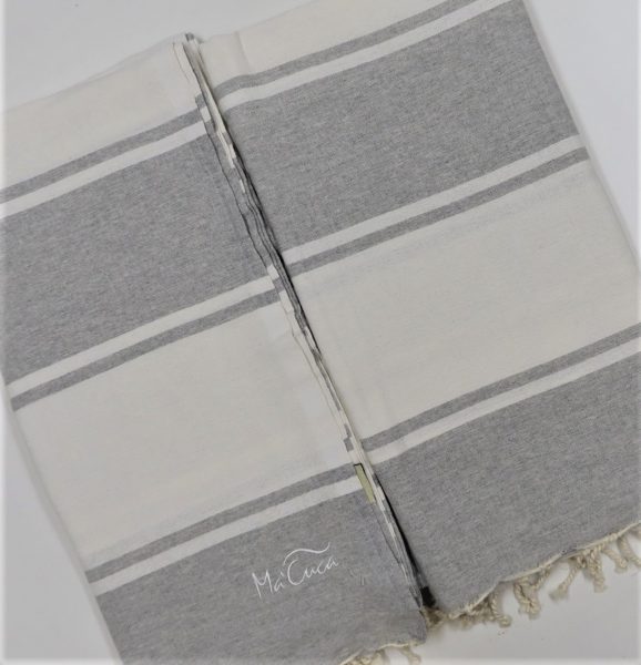 Toalla de playa BANDES 2x2m. — Color: Gris