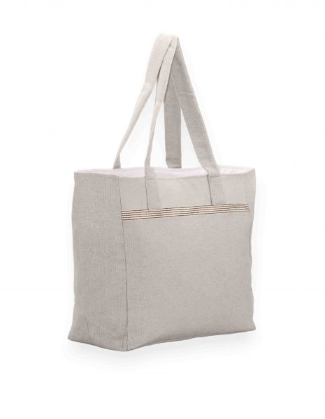 Bolso playa Natte cremallera — Color: Gris