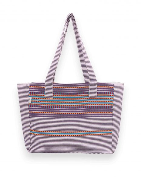 Bolso playa Berber cremallera — Color: Violeta