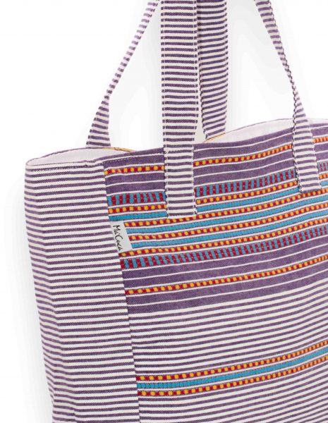 Bolso playa Berber cremallera — Color: Violeta