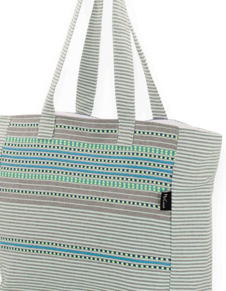 Bolso playa Berber cremallera — Color: Verde agua| Azul