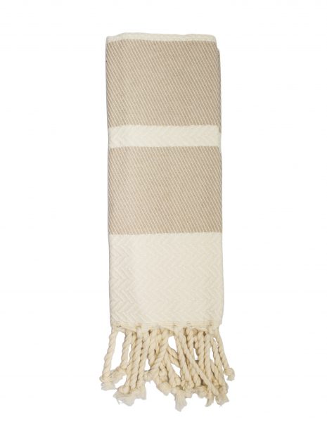 Toalla mini Oslo 50x50 cm. — Color: Crudo | Beige