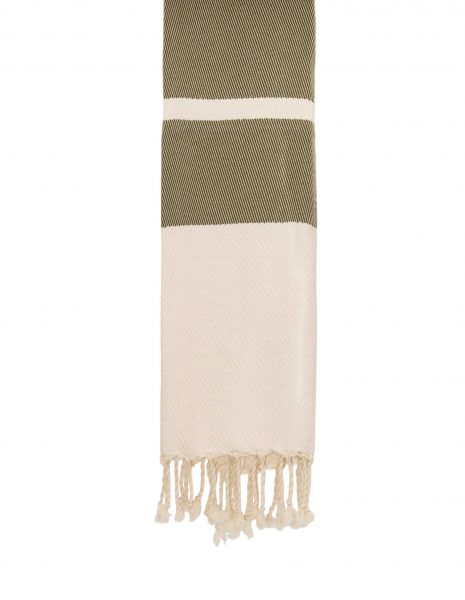 Toalla mini Oslo 50x50 cm. — Color: Crudo | Kaki