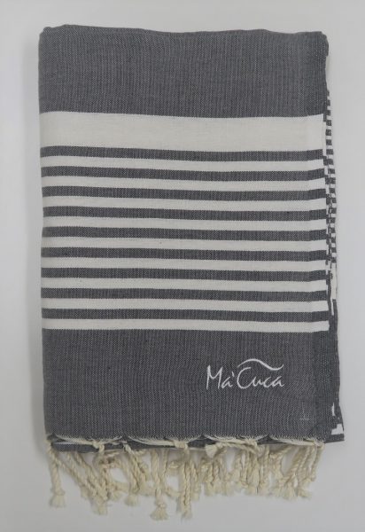 Toalla versátil Arthur 2x2m. — Color: Gris oscuro
