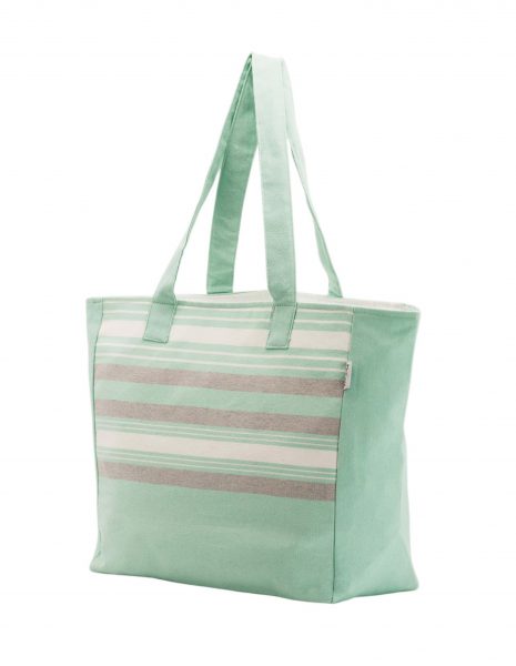 Bolso playa Ibiza — Color: Verde agua |blanco | gris claro