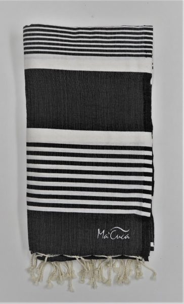 Cubrecama ARTHUR 3x2m. — Color: Negro | Blanco