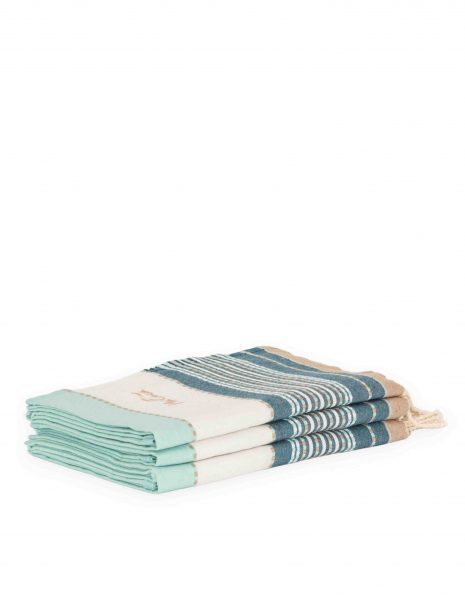 Fouta Afra 2x1m — Color: Verde agua | petroleo
