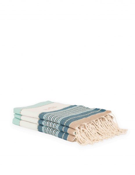 Fouta Afra 2x1m — Color: Verde agua | petroleo