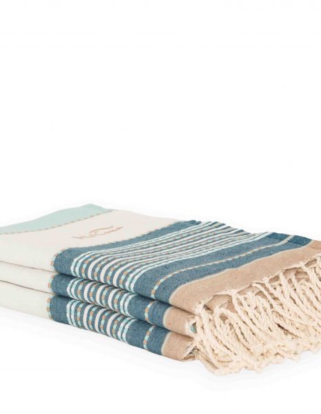 Fouta Afra 2x1m — Color: Verde agua | petroleo