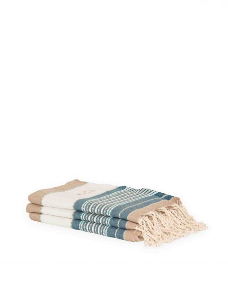 Fouta Afra 2x1m — Color: Beige | petroleo
