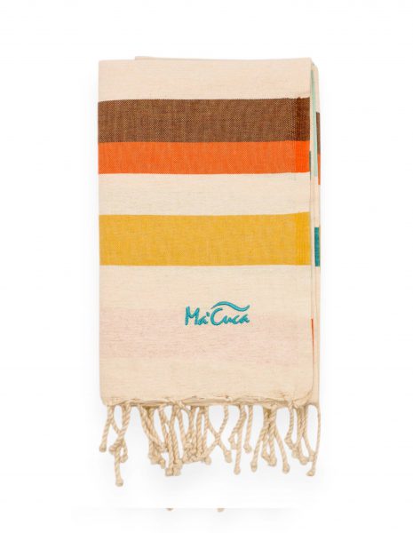 Fouta Siros 2x1 m. — Color: Beige|Mostaza