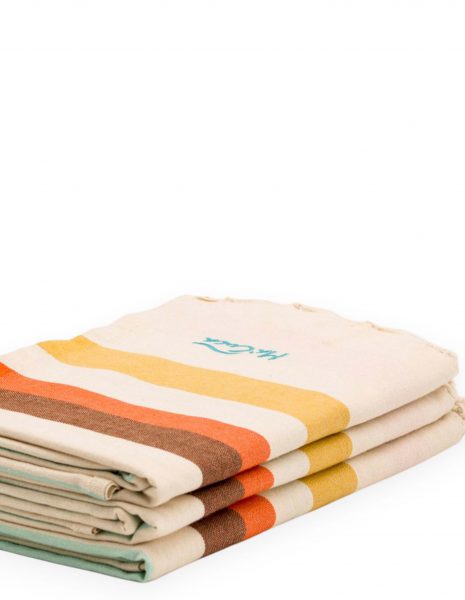 Fouta Siros 2x1 m. — Color: Beige|Mostaza