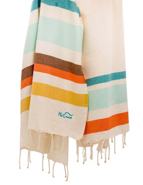 Fouta Siros 2x1 m. — Color: Beige|Mostaza