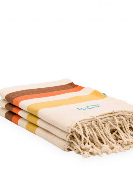 Fouta Siros 2x1 m. — Color: Beige|Mostaza