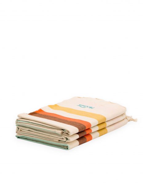 Fouta Siros 2x1 m. — Color: Beige|Mostaza