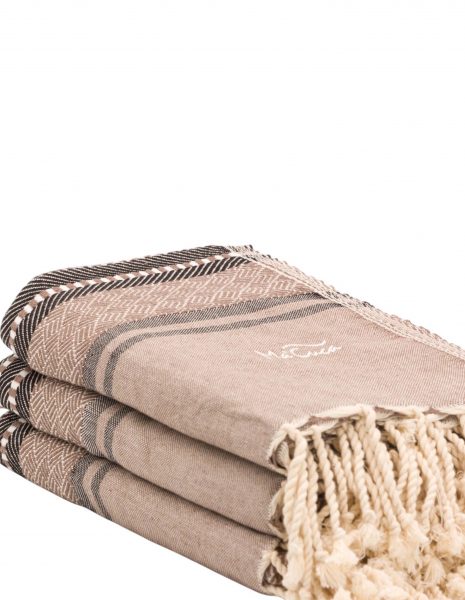 Fouta Tabarca 2x1m. — Color: Taupe