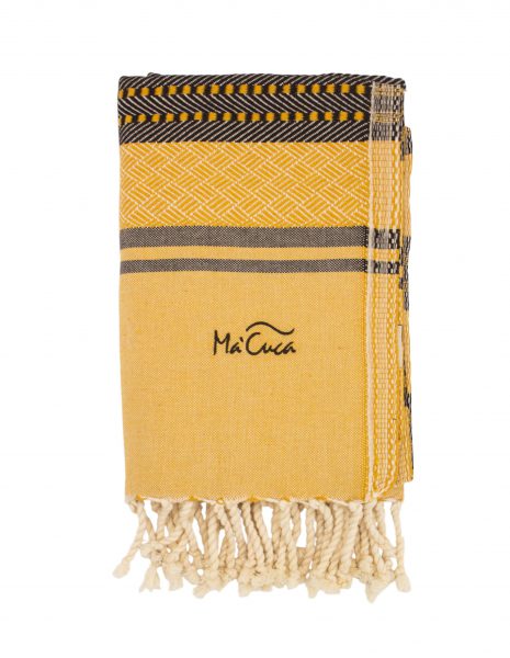 Fouta Tabarca 2x1m. — Color: Mostaza