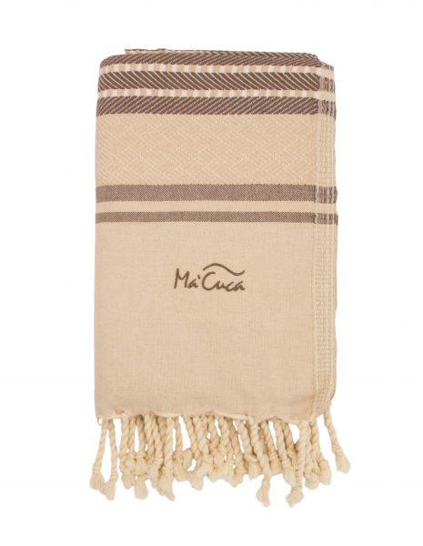 Fouta Tabarca 2x1m. — Color: Beige