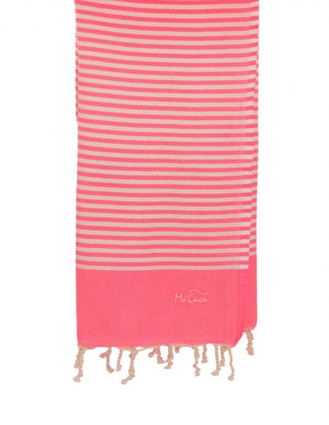 Toalla de playa Marinera 2x1m. — Color: Rosa fluor