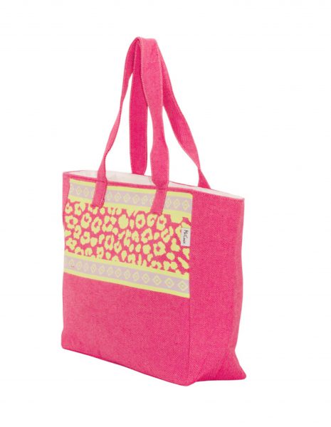 Bolso playa Leopardo — Color: Fucsia