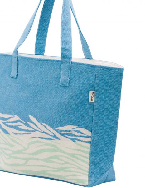 Bolso playa Zebra — Color: Azul|Verde agua