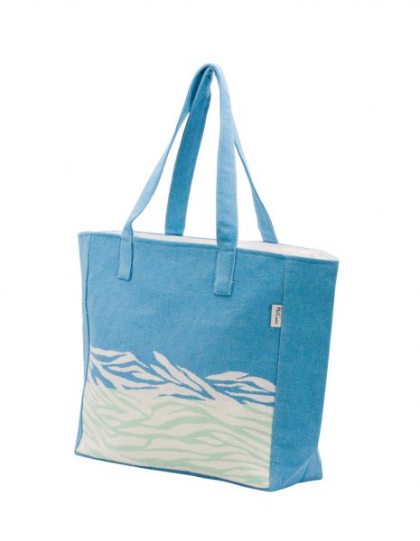 Bolso playa Zebra — Color: Azul|Verde agua