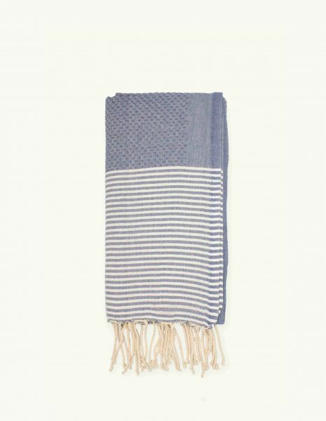 Toalla baño Zante 50x50cm. — Color: Azul Jean